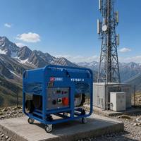 Générateur diesel silencieux de 15 kW de premier ordre, Yuchai YC15GF-3, conception à châssis ouvert, 16 kW max, refroidissement par air, groupe électrogène diesel portable ATS