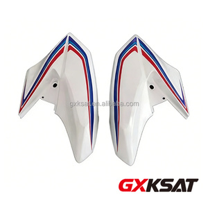 GXKSAT - Cubierta Exterior del Panel Lateral Delantero Derecho en Blanco, Azul y Negro, Compatible con <span class=keywords><strong>CB125F</strong></span> GLR125 2014-20 - Product Image 3