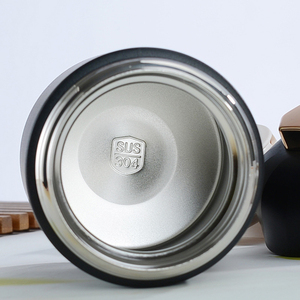Factory <strong>Double</strong> <strong>Wall</strong> Vacuum Bento Travel Hot Lunch <strong>Box</strong> Outdoors Camping All-in-One Stainless Steel Insulated Food Jar with Spoon - Product Image 5