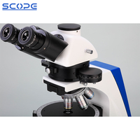 LED Trinocular Transmitted Polarizing Microscope for Geological Analysis
