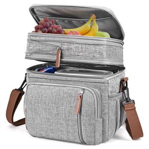 Promotional Collapsible Eco Friendly Personalized Polyester, <b>Foldable</b> Beach Beer Can Thermal Lunch Cooler Bags - Product Image 4