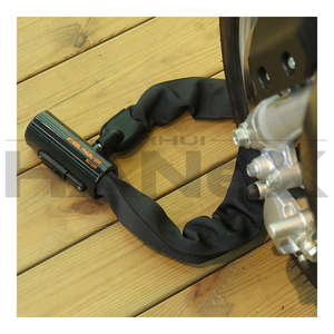 Chaîne d'alarme de sécurité <span class=keywords><strong>antivol</strong></span> 120dB chaîne de verrouillage de vélo avec manchons pour la sécurité du <span class=keywords><strong>scooter</strong></span> et du vélo - Product Image 2