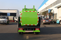 Camion à ordures JAC Kangling 4x2 5 m³ pour déchets alimentaires, chargement latéral, étanche, séparation sec-humide, collecteur pour restaurants