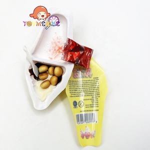 Fabricants de bonbons OEM - Chocolat en forme de crème glacée sucrée avec confiture et biscuits - Chocolat avec surprise pour enfants - Vente en gros - Product Image 3