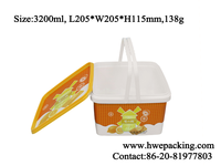 Boîte en plastique 3200L avec étiquette personnalisée pour médecine Biscuit chocolat emballage alimentaire pour nouilles chewing-gum Sushi Hamburger sucre
