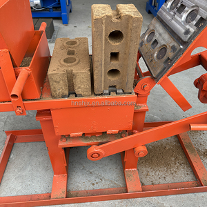 Interlocking <strong>Blocks</strong> and Clay <strong>Brick</strong> Manufacturing Machine Mobile Clay Manual <strong>Brick</strong>-making Machine and <strong>Block</strong>-making Machine - Product Image 3