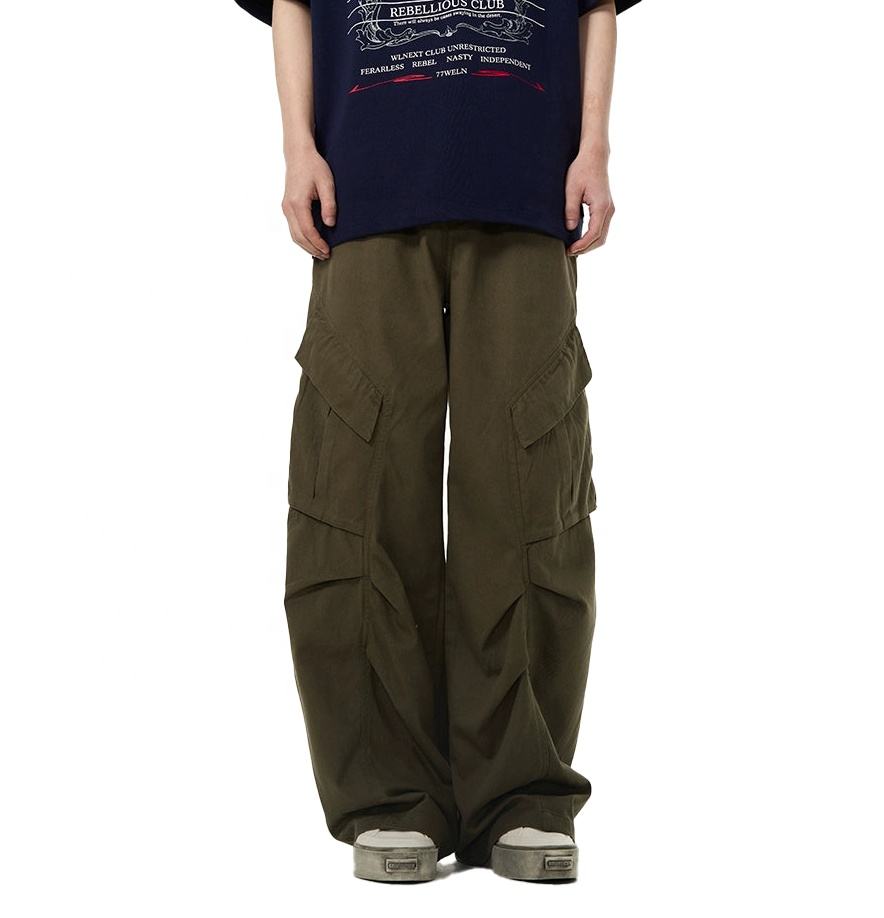 Ropa de calle Ripstop de cintura alta para hombre y mujer, pantalones Cargo  utilitarios de invierno, venta al por mayor de algodón, gabardina, lona - Main Image