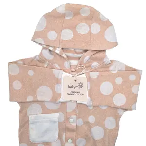 Babymio Private Label baby hoodie 100%cotton Organic Factory Wholesale newborn top hoodie long sleeves