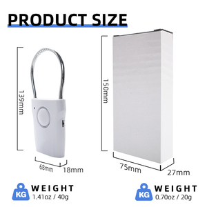 Factory Supply Door Window Rechargeable Hanging Alarm <strong>Anti</strong> <strong>Theft</strong> Earthquake <strong>Vibration</strong> <strong>Sensor</strong> Alarm Hanging Door Knob Alarm - Product Image 2