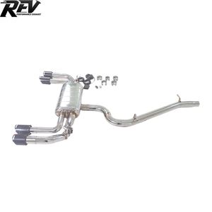 ท่อไอเสียแบบ Catback ยี่ห้อ REV สำหรับ Golf <span class=keywords><strong>7R</strong></span> 7.5R <span class=keywords><strong>Audi</strong></span> S3 Seat Cupra Ateca พร้อมระบบวาล์วไฟฟ้า ผลิตจากสแตนเลสขัดเงา - Product Image 3