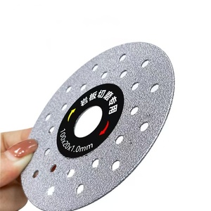 แผ่นดิสก์ตัดเพชรแบบแห้งขนาด100มม. สำหรับกระเบื้องเซรามิกพอร์ซเลนแผ่นใบเลื่อยบางตัดหินอ่อน - Product Image 4