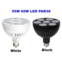 Homologué ETL UL-1993, 55W 60W LED PAR38 & 35W 40W LED PAR30 & Support de rail à 3 fils pour présentoirs de bijoux et de diamants, garantie 3 ans