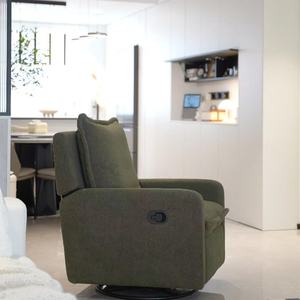 Lambswool Fabric Electric Glider <strong>Recliner</strong> Couch Sets Nursery Power Swivel Glider <strong>Recliner</strong> With USB Rocker Sofa Chair - Product Image 5