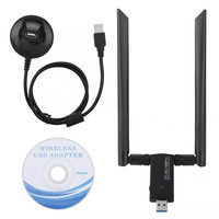 Tarjetas de Red Inalámbricas con Logotipo Personalizado, Adaptador Inalámbrico USB Realtek RTL8812AU 2.4 5 GHz, Adaptador Wifi USB de 1200 Mbps