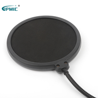 Microphone d'enregistrement en direct Blowout Preventer Embouchure Cap Condensateur Moving-coil Microphone Blowout Preventer Net