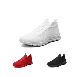 Zapatillas Deportivas Ligeras para Hombre y Mujer, Diseño Moderno con Malla Estampada, para Fitness, Running, Casuales, Sin Cordones, Transpirables, con Entresuela de EVA, para Verano - Product Image 4