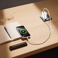 Chargeur mural US pliable 65W GaN PD 3.0 Type-C QC3.0 OVP/OCP ignifuge, idéal pour ordinateur portable, téléphone portable, appareil photo et outil électrique