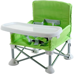 Silla Portátil para Bebé con Bandeja Extraíble, Asiento Elevador <span class=keywords><strong>Plegable</strong></span> para Niños Pequeños <span class=keywords><strong>de</strong></span> 6 Meses a 3 Años, <span class=keywords><strong>Trona</strong></span> Ligera para Viajes - Product Image 4