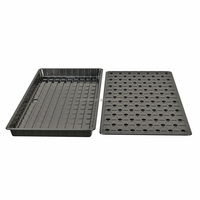 Grande table de culture 4x8 en plastique hydroponique pour plantes de jardin, tente d'intérieur et d'extérieur avec couvercle, bon marché