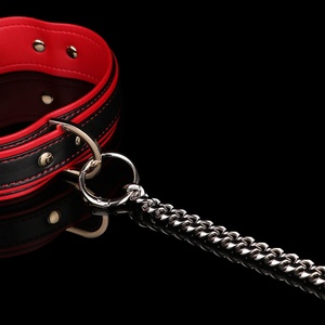 สายรัด BDSM ปรับได้ ทำจากสแตนเลสและหนังแท้ สีทองและสีเงิน อุปกรณ์เสริมสำหรับการเล่นบทบาทสมมติและความสนุกสำหรับผู้ใหญ่ - Product Image 4