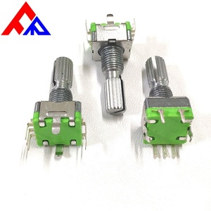 Encodeur incrémental de haute qualité EC11 à 3 broches et 5 broches, à arbre métallique cannelé/arbre plat, DC5V -30~+80, diamètre 6mm - Product Image 4