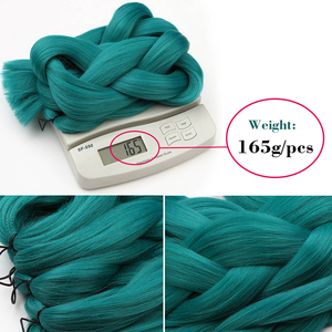 <span class=keywords><strong>Prix</strong></span> d'usine 165g 82 pouces Ghana Curl Cheveux à tresser pré-étirés Yaki doux Synthétiques Extensions <span class=keywords><strong>de</strong></span> cheveux à tresser Coiffage à l'eau chaude - Product Image 6