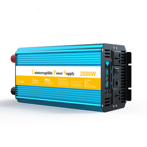 HOULI Onduleur <span class=keywords><strong>Chargeur</strong></span> à Onde Sinusoïdale Pure 2000W 4000W <span class=keywords><strong>12V</strong></span> 24V DC vers <span class=keywords><strong>220V</strong></span> AC pour <span class=keywords><strong>Camping</strong></span>-<span class=keywords><strong>car</strong></span>, Système Solaire et Alimentation de Secours Domestique - Product Image 1