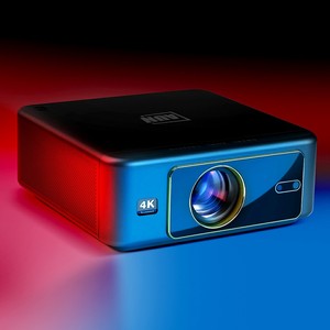 โปรเจคเตอร์วิดีโอโฮมเธียเตอร์ MINI Android Google 1080p 4K รองรับความละเอียดสูงสุด Full HD พร้อมลำโพงไร้สาย HIFI รุ่นล่าสุด รองรับ Google TV U002 - Product Image 1