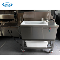 Machine de revêtement en poudre Breader de poulet électrique Table de panure de poulet Kfc Table de panure d'équipement Table de panure de restauration rapide