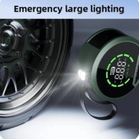 Démarreur de voiture Power Bank avec pompe à air Compresseur d'air 12v Booster Gonfleur de pneus Lumière LED portable Démarreur de voiture Power Bank