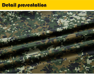 เสื้อเชิ้ตแขนยาวผู้ชายแบบสวมคอซิป คอวี ทรงทหาร ระบายอากาศ แห้งเร็ว น้ำหนักเบา ลายพราง ผ้ายืด/โพลีเอสเตอร์ สปอร์ต - Product Image 5