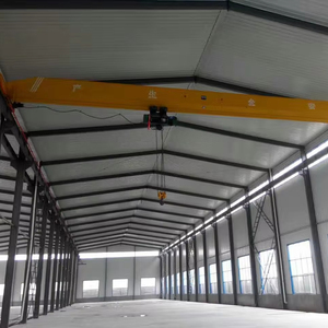 رافعة جسرية كهربائية أحادية الشعاع 5 طن مخصصة من المصنع مناسبة لرفع مكونات التروس الأساسية للمحرك PLC - Product Image 2