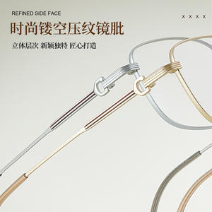 กรอบแว่นตาโลหะผสมดันหยาง สแควร์ ยูนิเซ็กส์เลนส์อะคริลิคแบบเต็มกรอบ เทรนด์แฟชั่น 58232 - Product Image 2