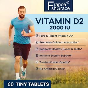 Vitamina de Alta Calidad en Cápsulas (60 Unidades) con Vitamina D2 para Fortalecer Huesos y Reforzar el Sistema Inmunológico - Product Image 2