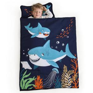 Sac de couchage pour tout-petits de 20 x 50 pouces avec oreiller et couverture amovibles, tapis de sieste, tapis de couchage enroulable pour enfants, garderie - Product Image 1