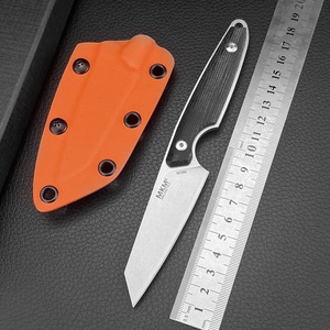 Couteau utilitaire droit compact en micarta haute dureté pour l'extérieur, léger, pour la chasse, la survie, le camping, outil multi-usage EDC - Product Image 6