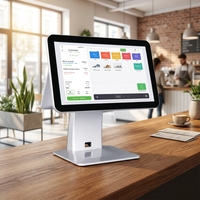 Vente en gros de systèmes de caisse tactile tout-en-un 15 pouces/15,6 pouces avec Windows 10, fabricants de matériel POS