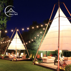 <span class=keywords><strong>Tipi</strong></span> de bambú para adultos, <span class=keywords><strong>Tipi</strong></span> de lona de Safari, 6M, para eventos de Camping al aire libre - Product Image 1