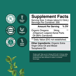 Индивидуальная добавка 60 Candida каприловых пробиотиков, аситовый эфирный 300, 6000 мг, листья, Масло Орегано, жидкие капли для здоровья - Product Image 2