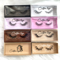 Cils en Faux Vison Réutilisables Naturels, Vente Chaude, 10mm, Échantillons Gratuits, Faux Cils en Gros