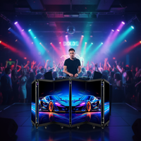 Écran LED pliable étanche pour DJ, intérieur/extérieur, table de location portable pour scène et soirées DJ