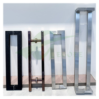 Egoee 304 Poignée intérieure en acier inoxydable Poignées de porte coulissantes au design moderne pour portes principales d'hôtel H Porte de douche