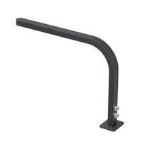 Lampe de table demi-lune à interrupteur rotatif, intensité réglable, pour manucure, soins de beauté, nail art, extension de cils UV, salon de manucure, éclairage d'appoint à domicile