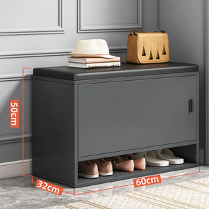 Meuble d'entrée de salon tiroir rotatif étagère de <span class=keywords><strong>rangement</strong></span> pour <span class=keywords><strong>chaussures</strong></span> armoire Sapateira Zapatero <span class=keywords><strong>banc</strong></span> à <span class=keywords><strong>chaussures</strong></span> en bois avec coussin de siège - Product Image 4