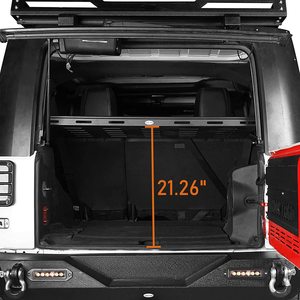 Cesta de Carga Trasera para Maletero, Bandeja de Almacenamiento Interior, Portaequipajes para Jeep Wrangler JK JL Unlimited 4 Puertas Hardtop 2007-2023 - Product Image 2