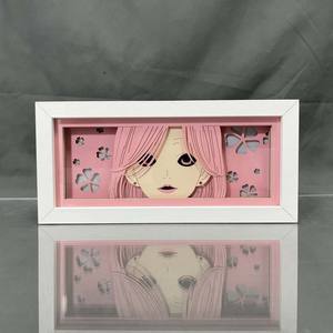 Boîte à lumière Anime <span class=keywords><strong>Nana</strong></span> Komatsu pour chambre d'enfant Décoration Manga Veilleuse LED Hachi Paper Cut Lightbox À côté de la lampe - Product Image 2