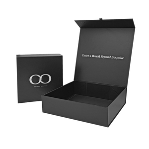 Caja de Regalo Magnética Plegable con Logotipo Grande Personalizado 2024, Reciclable, de Cartón Rígido de Lujo, con Laminado Mate, Nuevo Diseño para Plegar - Product Image 1