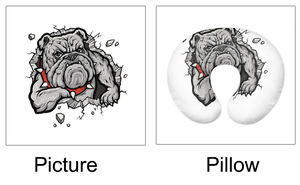 Süblimasyon özel logo baskı seyahat yastık takımı diğer fonksiyon kayma U şekli renkli boyun yastık - Product Image 6