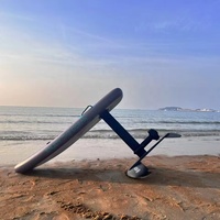 Planche de surf gonflable électrique E SUP avec aile avant en fibre de carbone, matériau PVC, moteur électrique pour sports nautiques en plein air