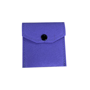 Felt Card Holder Mini Business Card Case Nonwoven Felt Coin Purse Compact Size Below 2 Inch - Product Image 4